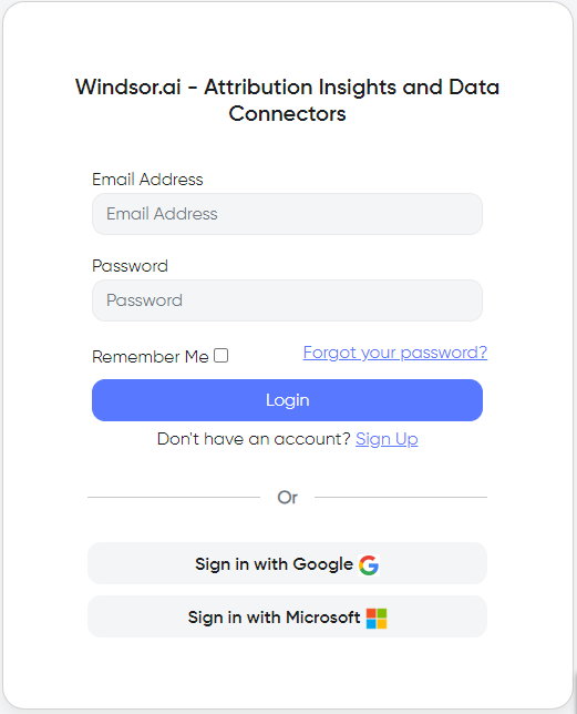 연결 선택기를 보여 주는 스크린샷