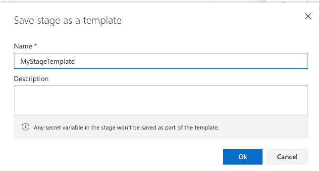 Add a name for your stage template.