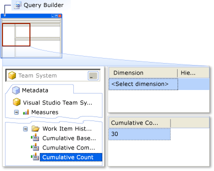 ReportDesignMeasure Query Builder - add Cumulative Count measure