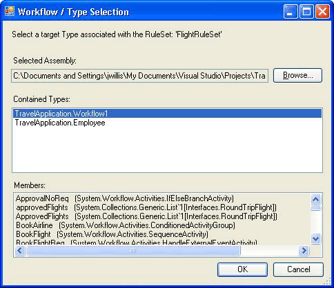 Workflow /Type Selection