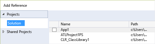 Visual C++ Reference Manager (ATL Projects)