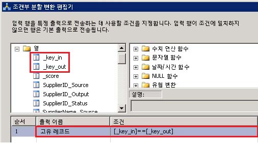 조건부 분할 변환 편집기