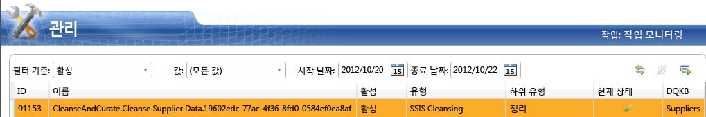 SSIS 패키지를 통해 만든 DQS 정리 프로젝트