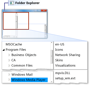 FolderExplorer 트리 보기 및 목록 보기