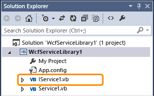wcf2 The IService1 file