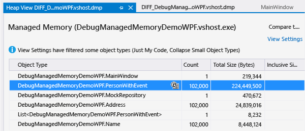 DBG_MMA_ObjectTypeList The Object Type list