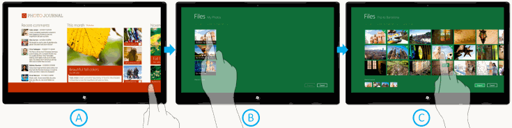 Windows 스토어 앱의 파일 선택기 UI 액세스