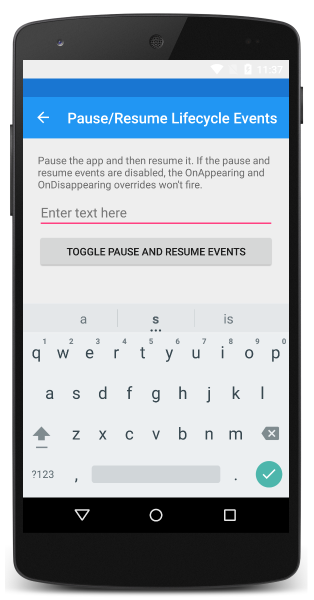 수명 주기 이벤트 플랫폼별