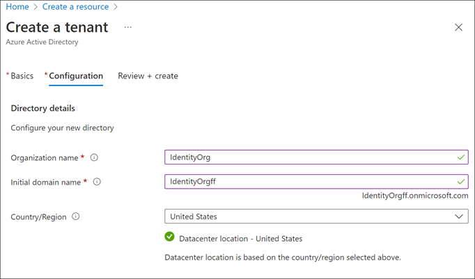 AD 만들기 프로세스를 보여 주는 스크린샷.