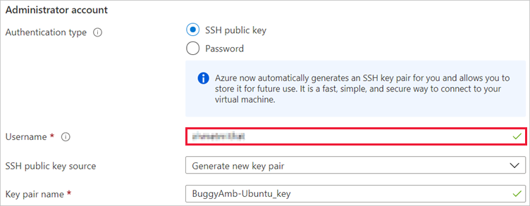 관리자 계정의 스크린샷