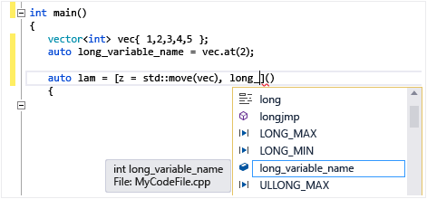 Visual C++ Word 완료 창