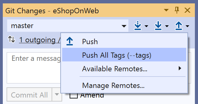 Push all Tags