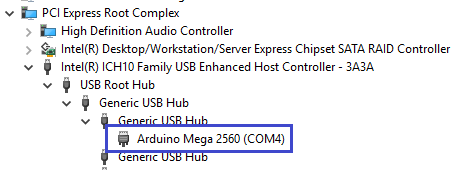 Windows 장치 관리자 USB Type-C ConnEx의 스크린샷