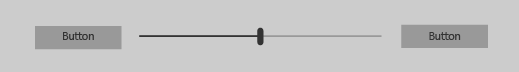 Buttons to the left and right of a horizontal slider