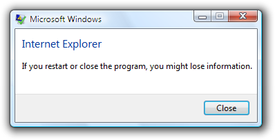 screen shot of program name as main instruction