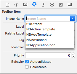 Setting a custom image for a toolbar item