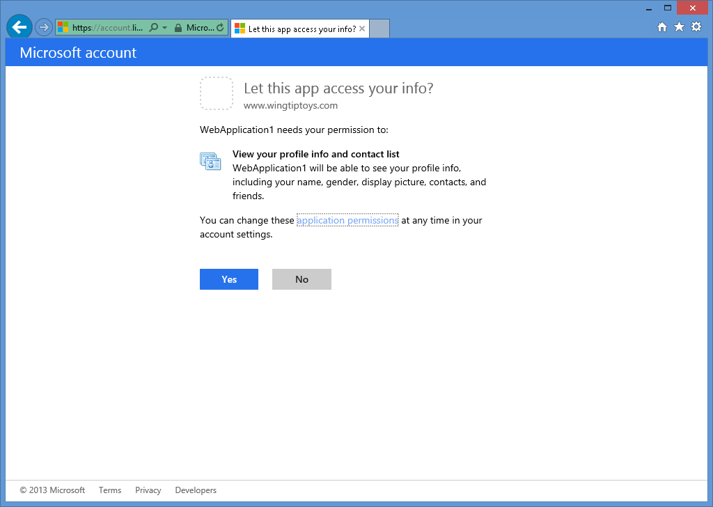 Click to Expand the Image Image of Microsoft permissions