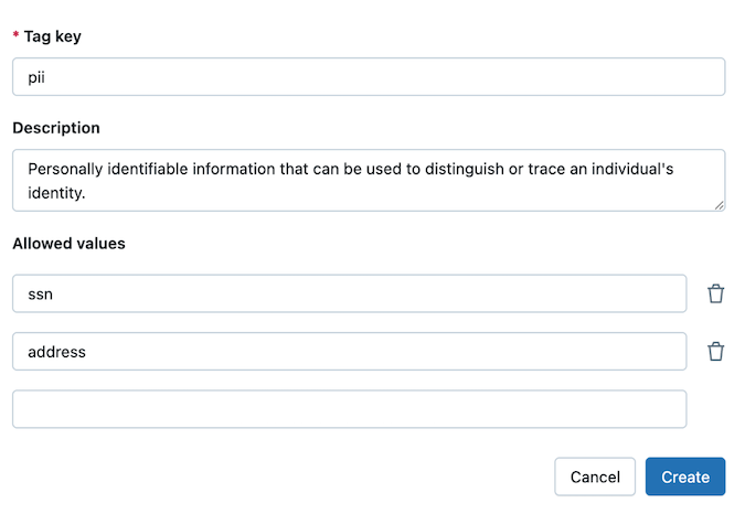 Tutorial: create a tag policy.