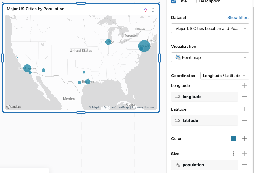 Point map example