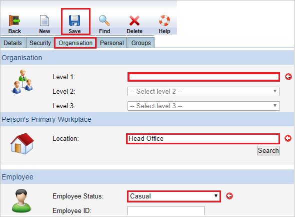 Organization Screenshot shows the Riskware Configuration Organization.