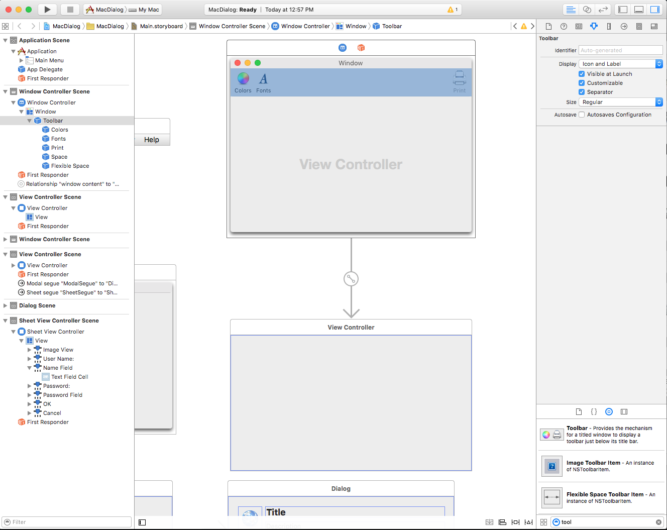 Adding a new Toolbar Controller