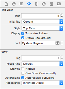 Editing the number of tabs