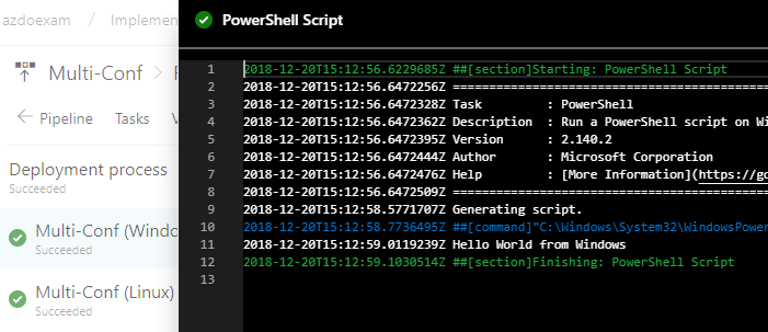 Screenshot of Multi-configuration.