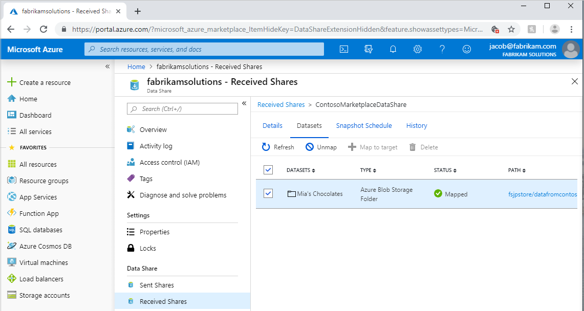 Dataset mapping Dataset mapping