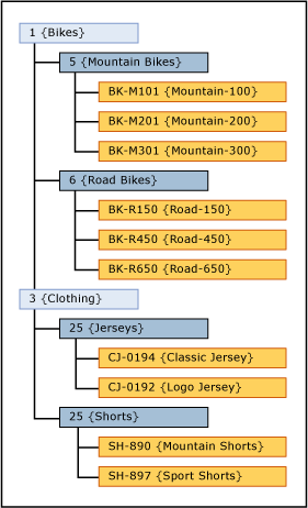 Mountain Bike Derived Hierarchy Example Mountain Bike Derived Hierarchy Example