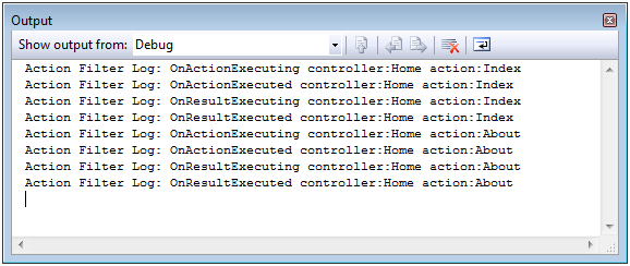 Writing to the Visual Studio Output window