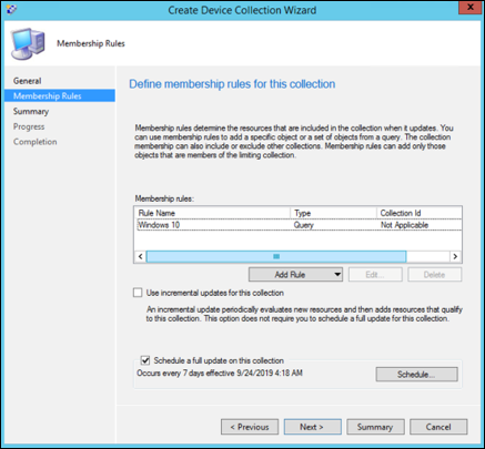 Screenshot of the Microsoft Configuration Manager wizard8.