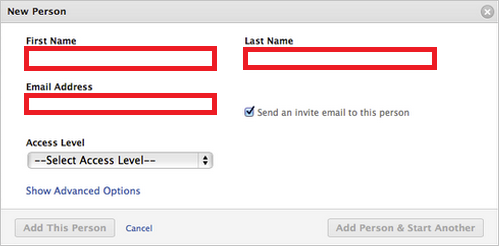 Create a Workfront test user