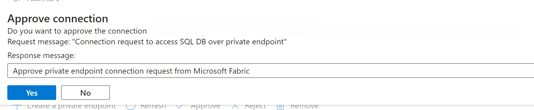 Screenshot showing the approval form.