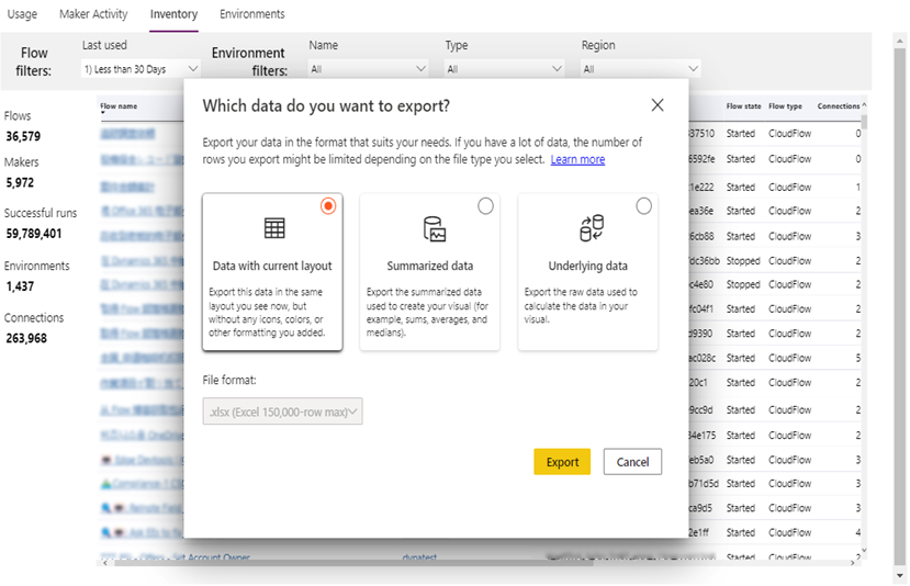 Atsisiųskite atsargų ataskaitą.