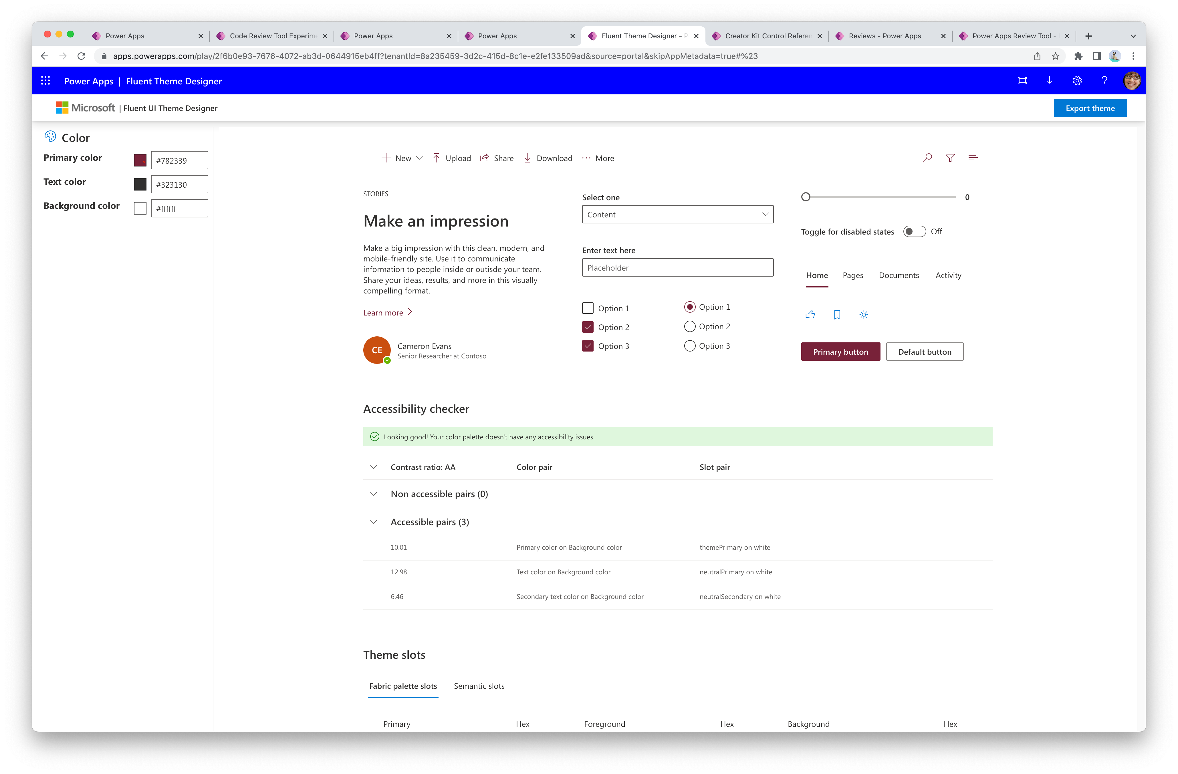 Temų rengyklės programa.