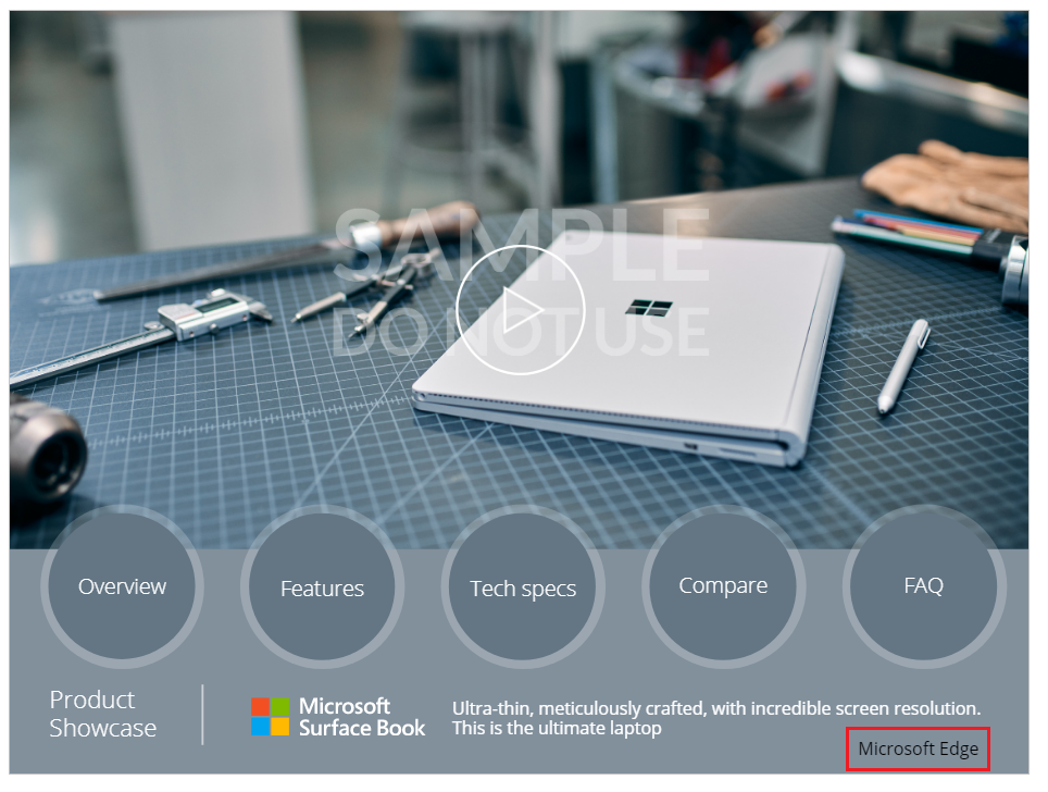 Param pavyzdinė žyma.