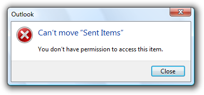 screen shot of message stating one cause