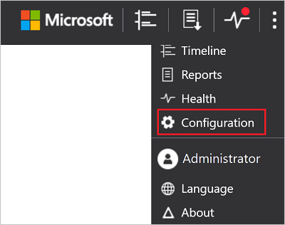 ATA configuration settings.