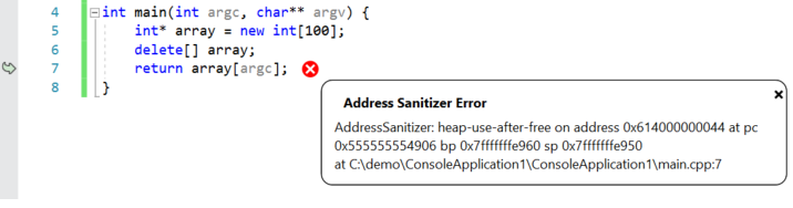 Address Sanitizer c++. ADDRESSSANITIZER.