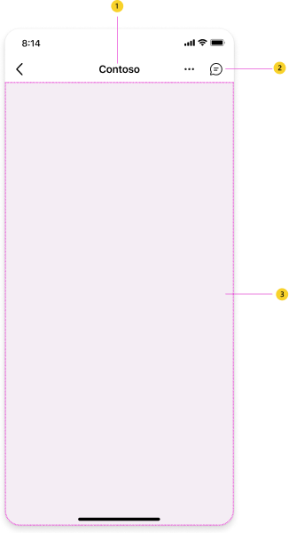 Illustration showing the UI anatomy of a tab.