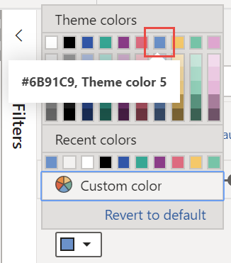 Screenshot of Theme color 5.