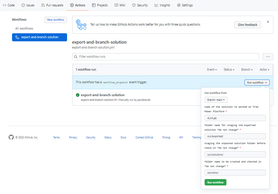 Palaist darbplūsmu.