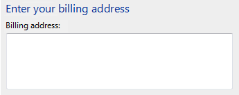 screen shot of text box with instruction and label