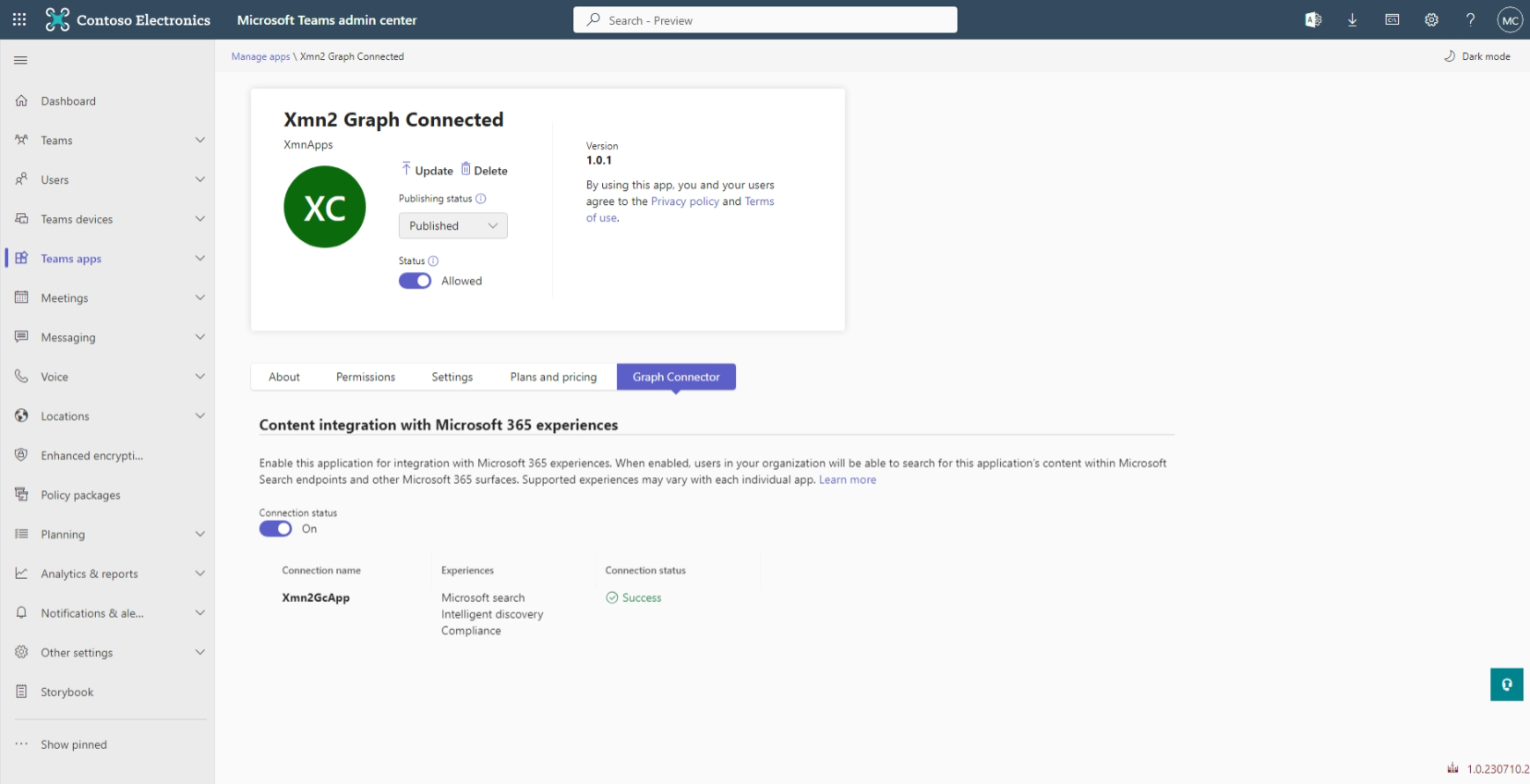simplified admin experience in the Teams admin center