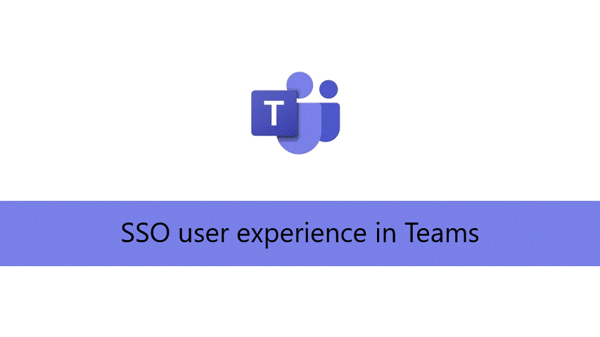 Graphical representation shows the user experience of SSO in tab app.