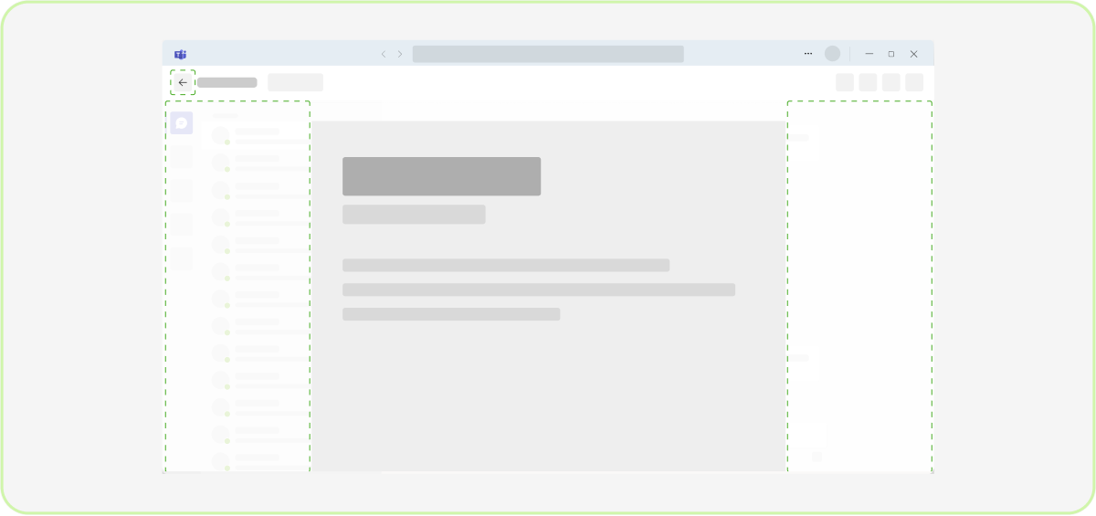Example shows the use of a lightbox component with back button in the header.