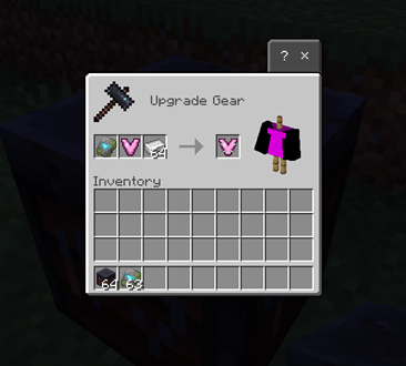 Image of a chest plate with an error texture.