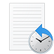 Screenshot of Time travel debugging logo featuring a clock.