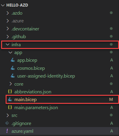 A screenshot showing the provisioning stage of azd up.