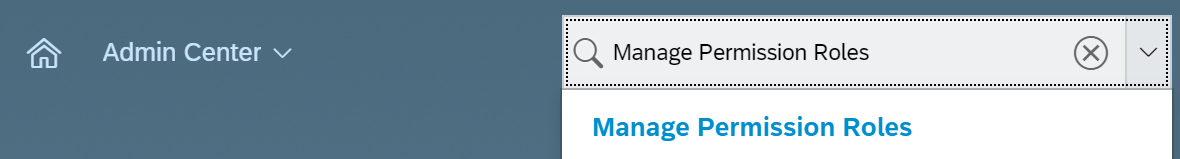 Manage Permission Roles